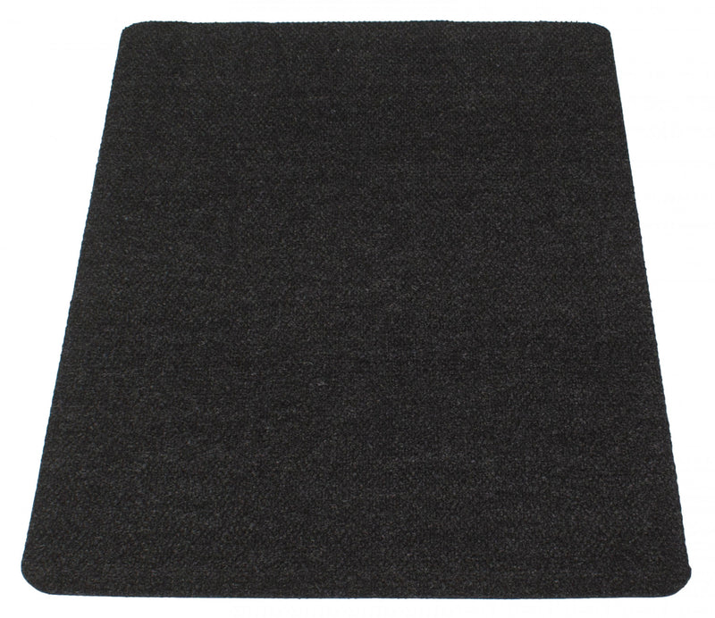 Tapis Interieur/Exterieur Hobnail Moderne 4'0\" x 6'0\" en Noir