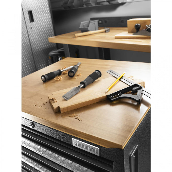 Rangement supérieur de 27 po en bois franc pour le garage de Gladiator