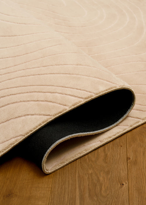 Tapis Lavable/Contemporain Somos 9'0\" x 12'0\" en Beige