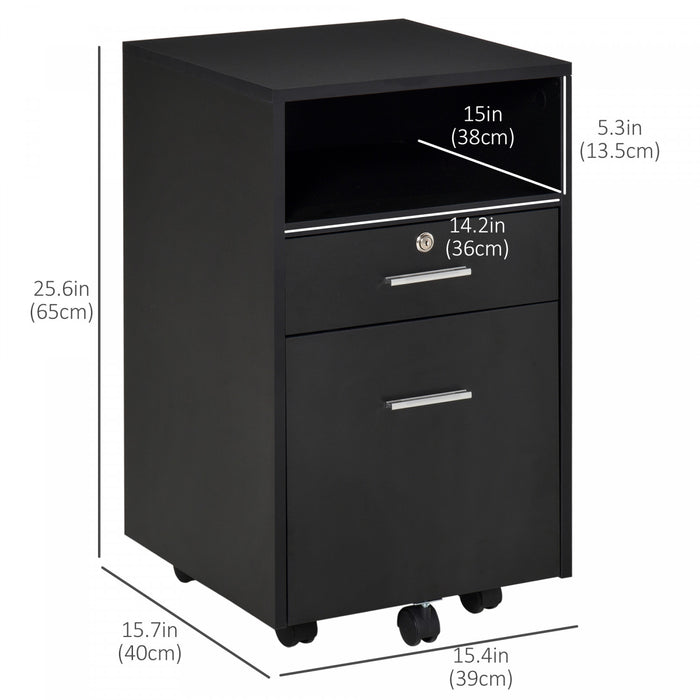 Vinsetto Classeur Avec Serrure Et Rail De Suspension