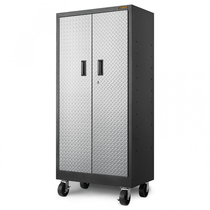 Armoire haute GearBox de série Premier de Gladiator - bande de roulement argentée