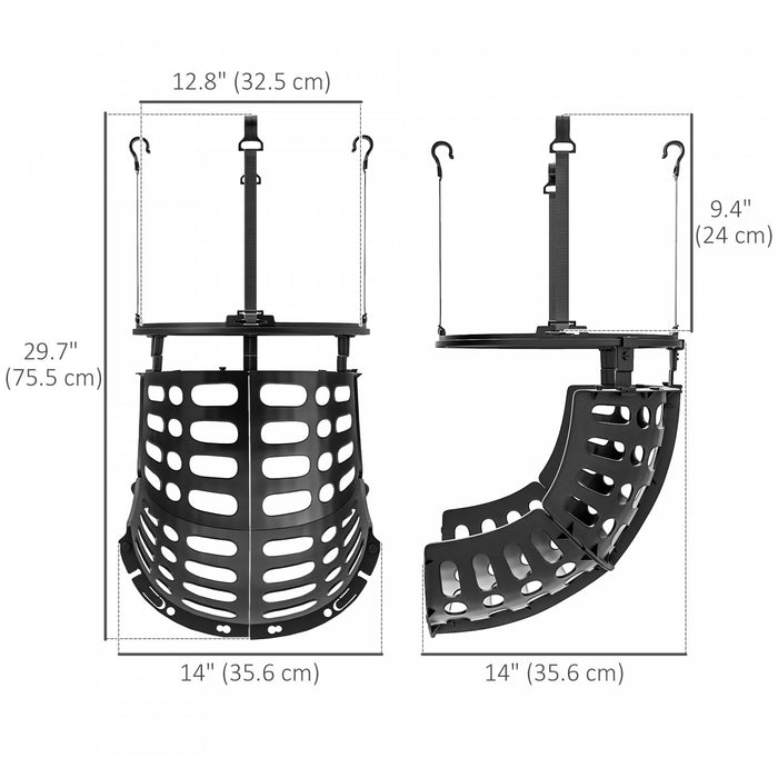 Soozier Rebondisseur De Basket-ball Avec Goulotte De Retour Rotative A 360°