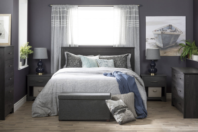 Fusion Commode 5 Tiroirs - Chene Gris