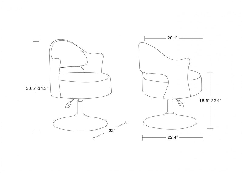 Fauteuil pivotant moderne en cuir vegetalien Bopper blanc - Lot de 2