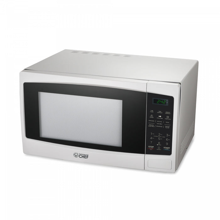Four a micro-ondes de comptoir Commercial Chef serie CHM, 1,1 pi³, CHM11MW, blanc