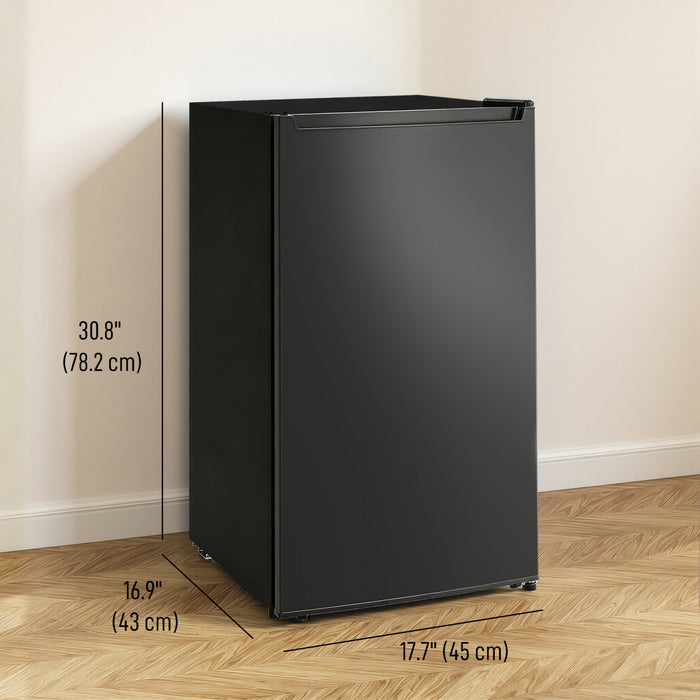 HOMCOM Mini congelateur compact de 2,1 pi³ avec temperature reglable, Noir