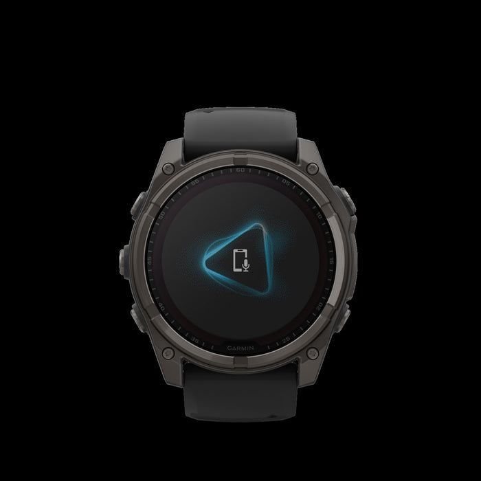  Carbon Gray Dlc Titanium With Black/pebble Gray Silicone Band