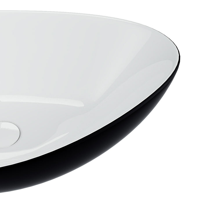 Lavabo de salle de bain Shawny noir