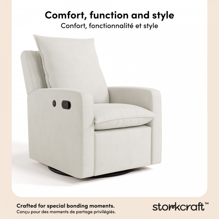 Storkcraft Timeless Fauteuil bercant inclinable - Ivoire