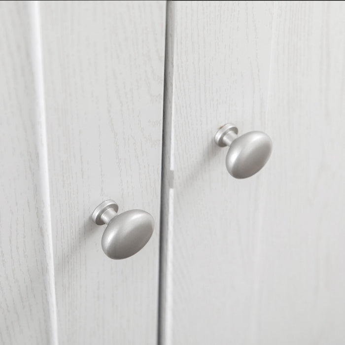 HOMCOM Armoire de rangement, armoire de cuisine autoportante, blanc