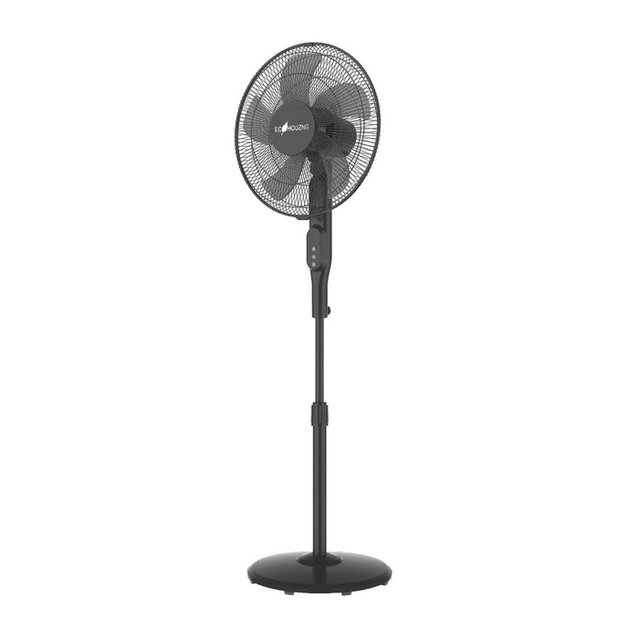 Ecohouzng Ventilateur sur Colonne de 16 pouces a Moteur CC avec Telecommande