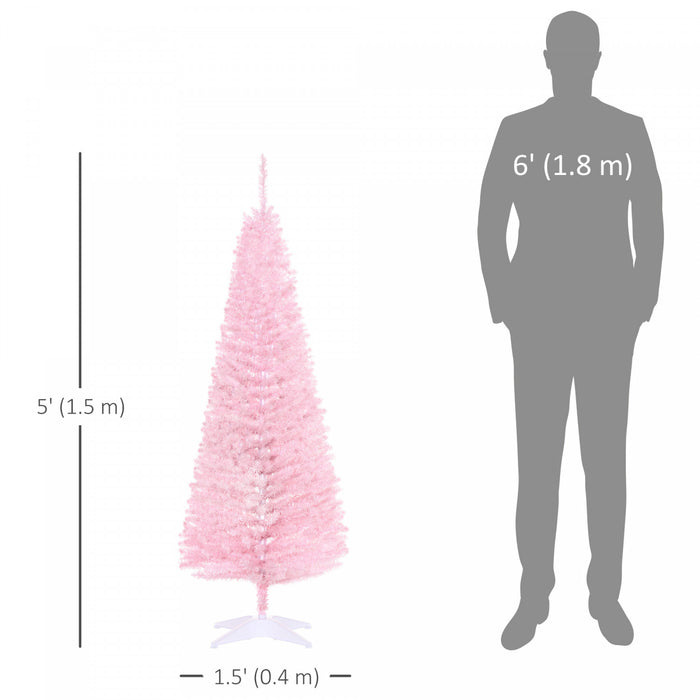 Homcom Arbre De Noel, Arbre De Noel Fin Avec Branches Realistes