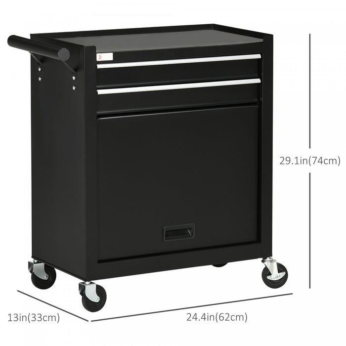 Durhand Organisateur D'outils 2 Tiroirs Coffre A Outils