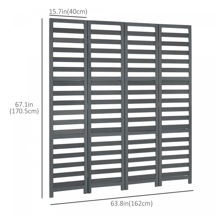 Homcom Separateur Pliable A 4 Panneaux Pour Chambre A Air Comprime