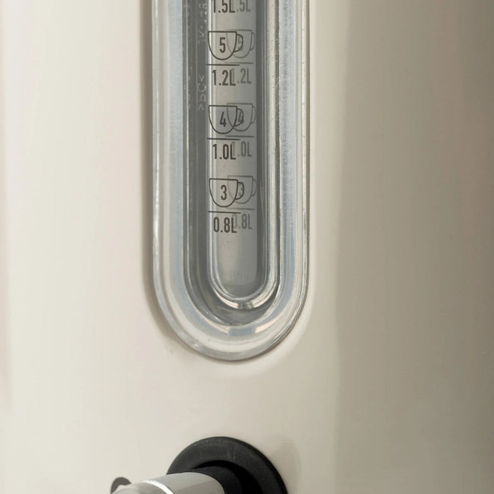 Bouilloire Haden Dorset 1,7 L avec arret automatique et protection contre la surchauffe – Beige mastic