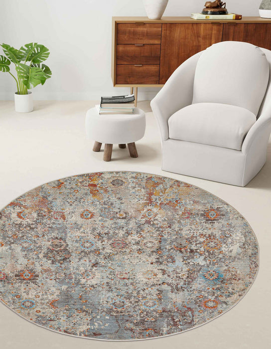 Tapis Traditionnel Camellia 5'0\" x en Multi