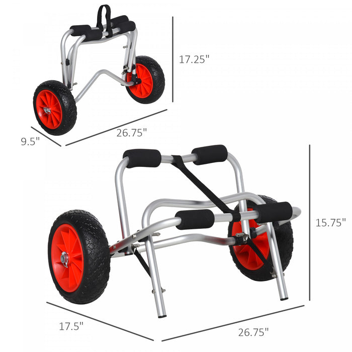 Soozier Kayak Cart Bateau Canoe Carrier