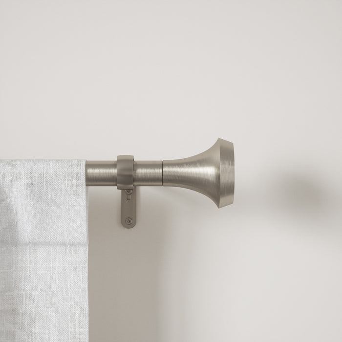  Tringle à rideaux extensible Ella de Umbra acier nickel de 1 po - 36 po à 72 po