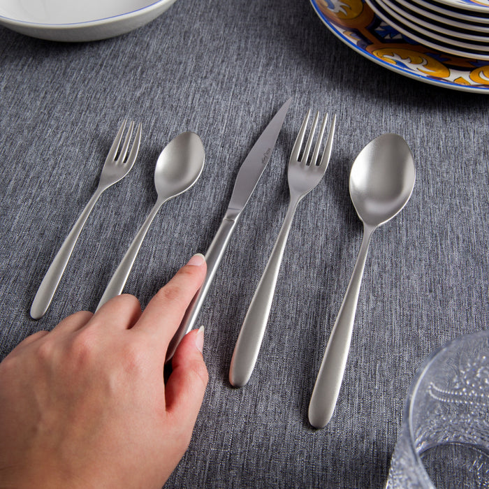 Ensemble De Couverts Italiens En Acier Inoxydable Arimi Giulia Frozen, 20 Pieces - Service Pour 4