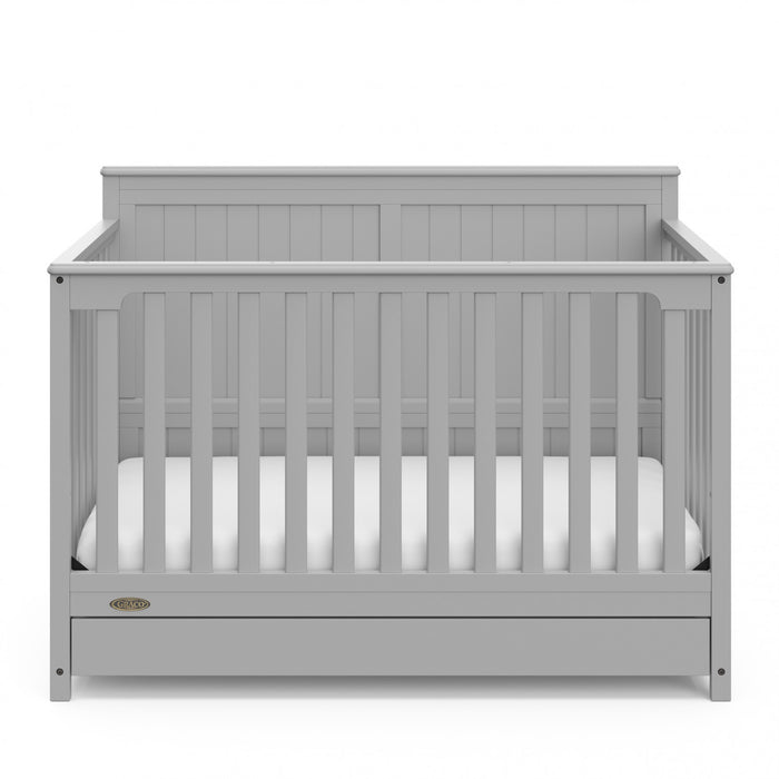 Graco Hadley Lit de bebe convertible 5-en-1 avec tiroir - Gris galet