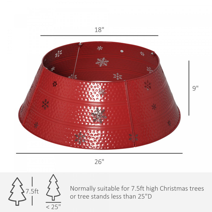 Homcom Arbre De Noel Collier Arbre De Noel Jupe En Metal Decor
