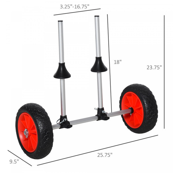 Soozier Remorque Universelle Pour Chariot De Kayak
