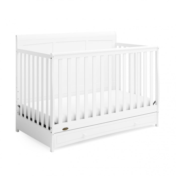 Graco Asheville Lit de bebe convertible 4-en-1 avec tiroir - Blanc