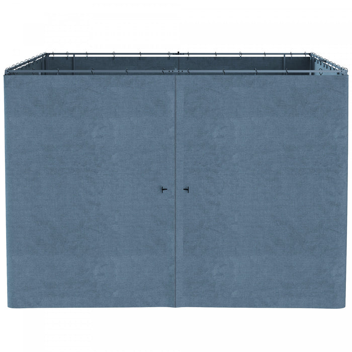 Outsunny 10' X 10' Universal Gazebo Avec 4 Panneaux, Gris Fonce