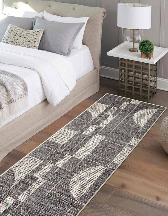 Carpette Bodhi grise - 2 pi 8 po x 8 pi 2 po