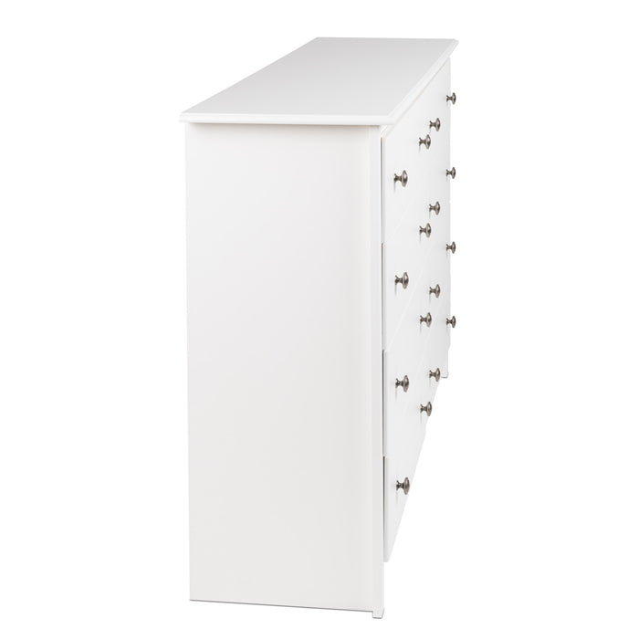 Commode Monterey à 8 tiroirs - blanche