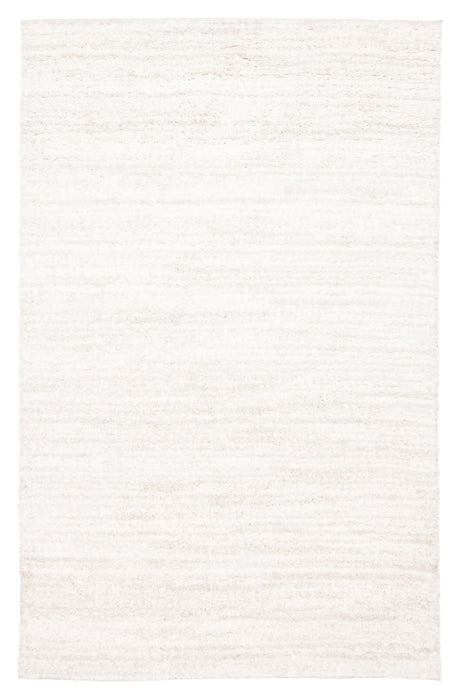 Carpette Yeti ivoire et grise - 5 pi 0 po x 8 pi 0 po 