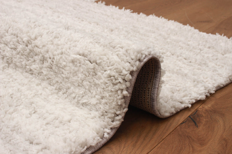 Carpette Yeti ivoire et grise - 5 pi 0 po x 8 pi 0 po 
