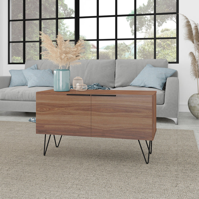 Armoire décorative Beekman de Manhattan Comfort avec 2 tablettes - brune