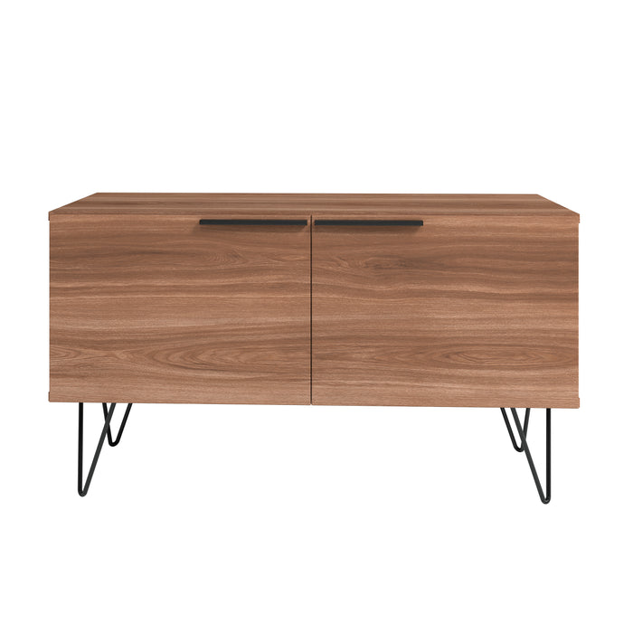 Armoire décorative Beekman de Manhattan Comfort avec 2 tablettes - brune