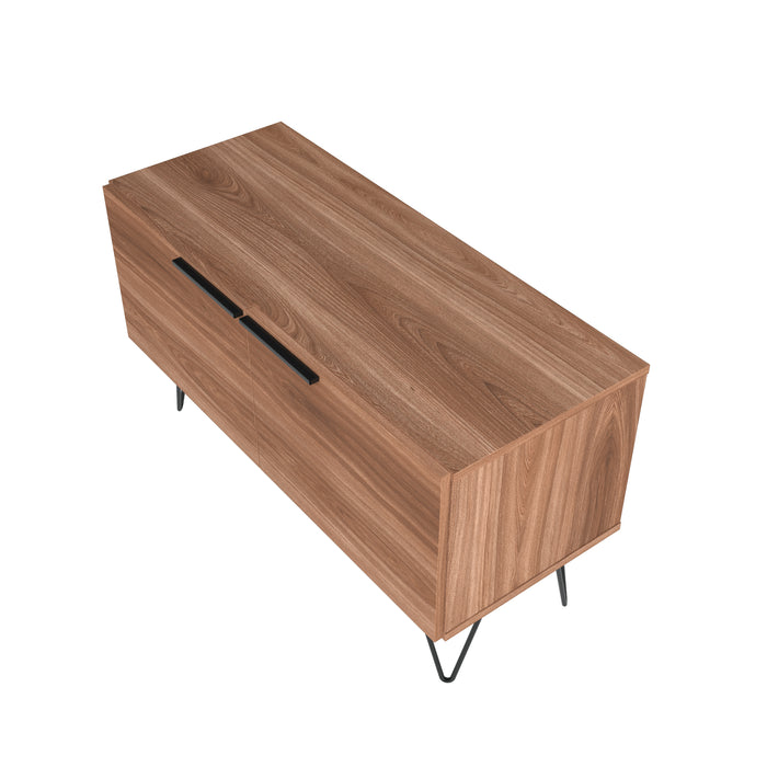 Armoire décorative Beekman de Manhattan Comfort avec 2 tablettes - brune