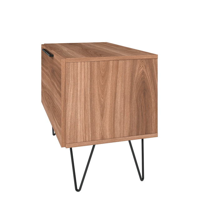 Armoire décorative Beekman de Manhattan Comfort avec 2 tablettes - brune