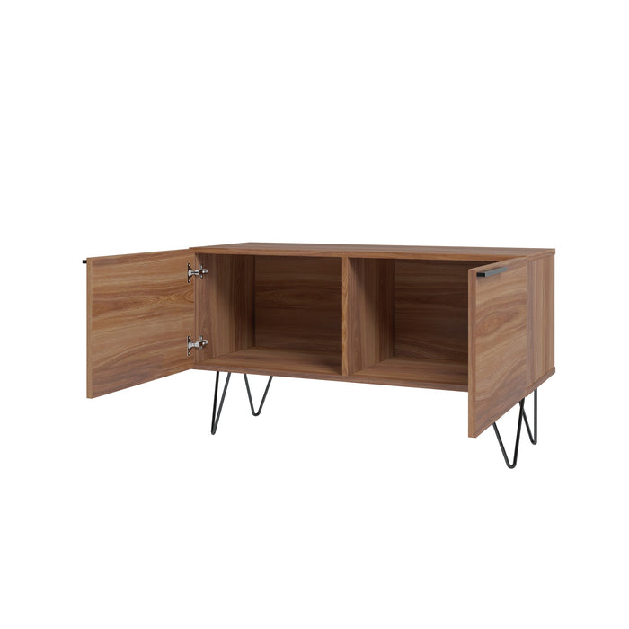 Armoire décorative Beekman de Manhattan Comfort avec 2 tablettes - brune