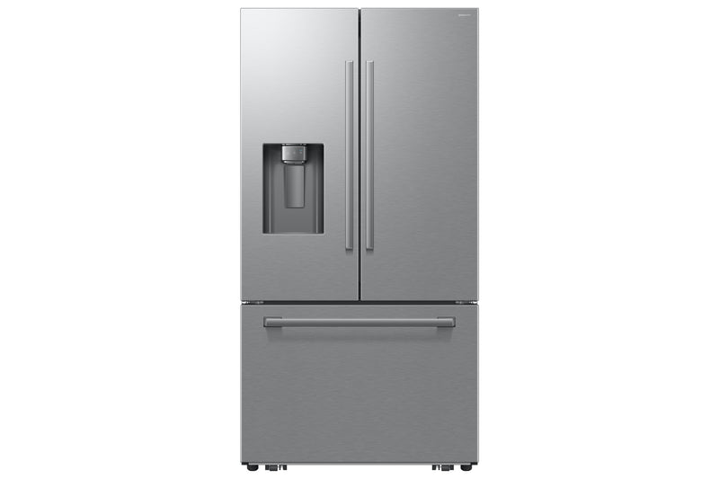 Réfrigérateur Bespoke de Samsung de 29 pi3 et de 35,88 po à portes françaises avec IA - noir - RF70H30GERAA