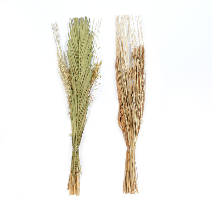 Bouquet de plantes naturelles assorties de 38 po - ensemble de 2