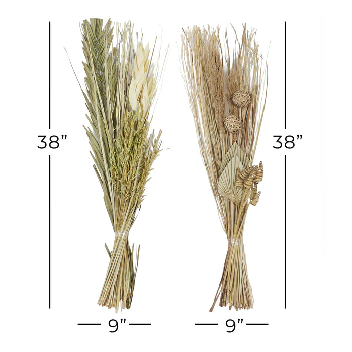 Bouquet de plantes naturelles assorties de 38 po - ensemble de 2