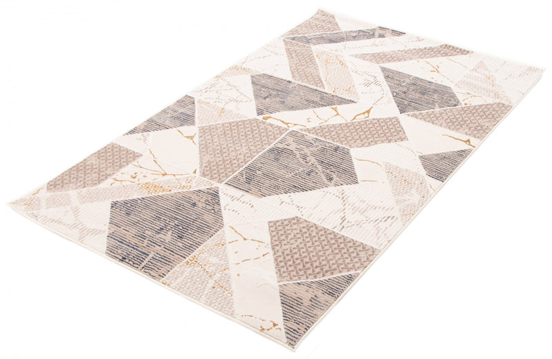Carpette Paige ivoire - 5 pi 0 po x 8 pi 0 po   