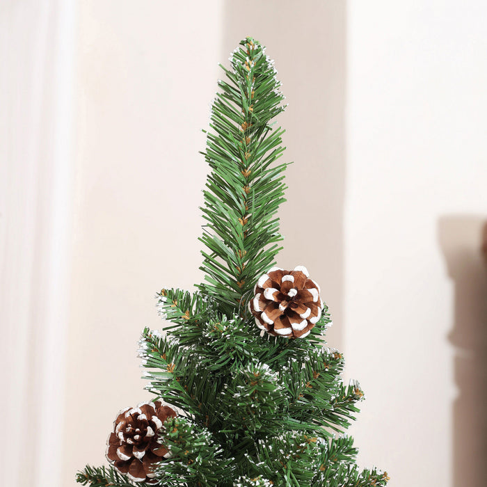 HOMCOM Arbre de Noel artificiel de 7pi avec 980 branches et base en metal