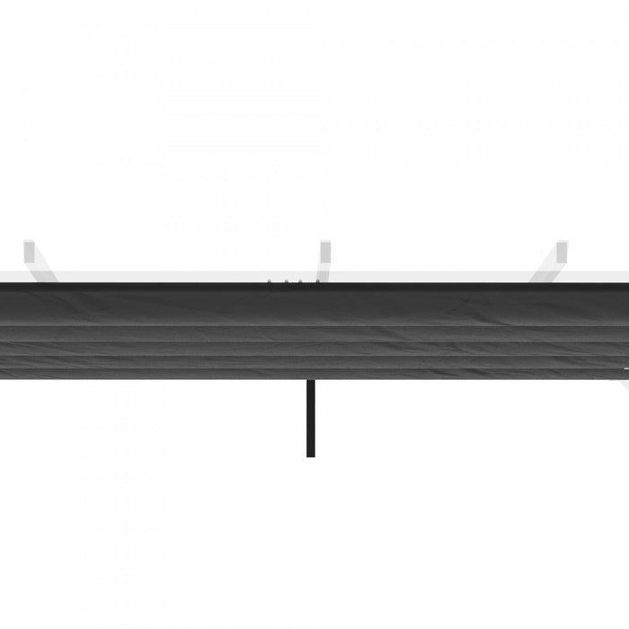 Outsunny Auvent De Pergola De Remplacement Retractable Pour Pergola De 9.8' X 9.8', Remplacement De La Couverture De Pergola, Gris Fonce