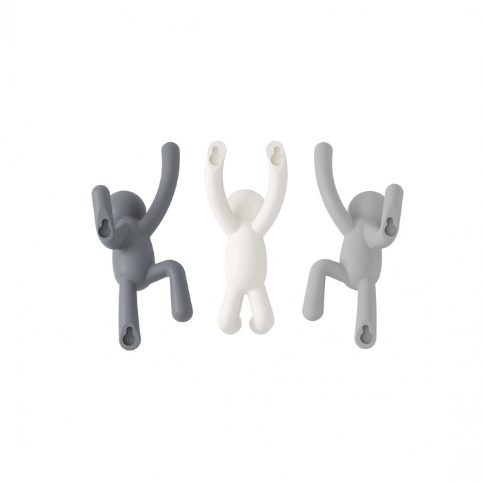 Crochets muraux Buddy de Umbra - blancs et gris