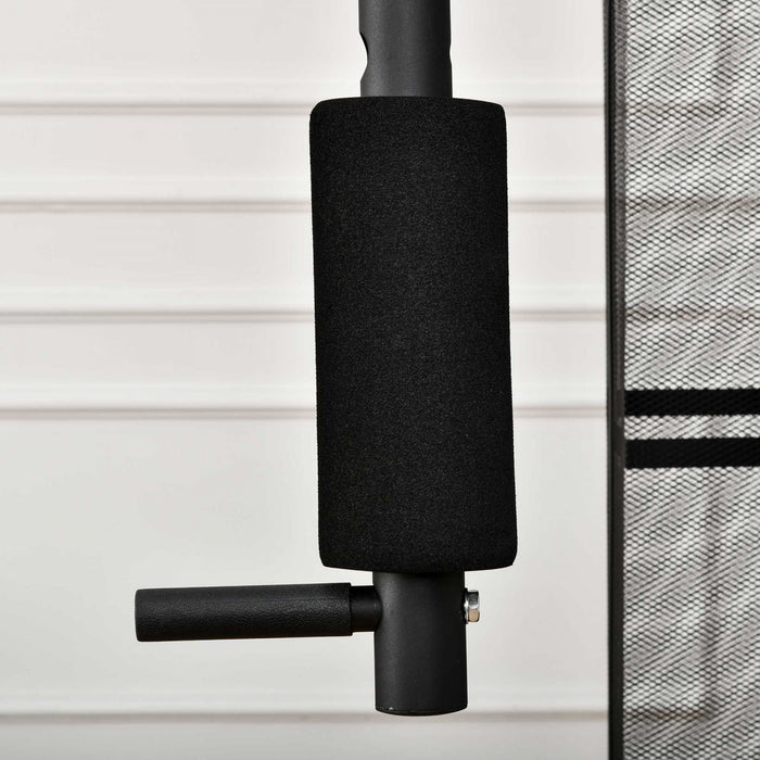 Soozier Station De Musculation Entrainement Complet Gym System Musculation Exercice Workout Station Fitness Force Machine Pour Body Training Noir