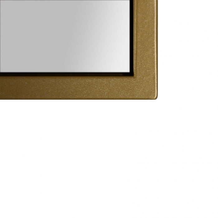 Miroir Border de 40 po doré