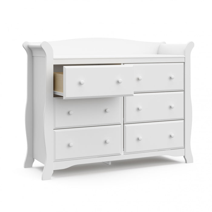 Storkcraft Avalon 6 Commode a tiroirs - Blanc