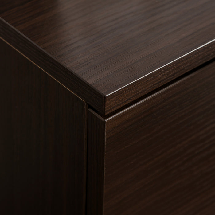 Vinsetto Classeur A Fichiers Lettre Ou A4 Avec Roulettes A 2 Tiroirs