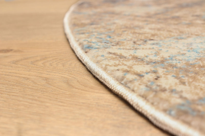 Tapis Traditionnel Malia 5'0\" x 5'0\" en Bleu