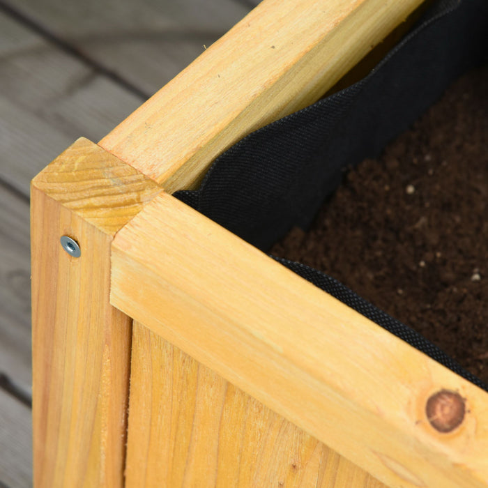 Outsunny Lot De 2 Lits De Jardin Sureleves Avec Panneaux En Treillis Pour Support De Fleurs En Treillis Pour Plantes, Fleurs Ou Vigne Exterieur Interieur, Orange